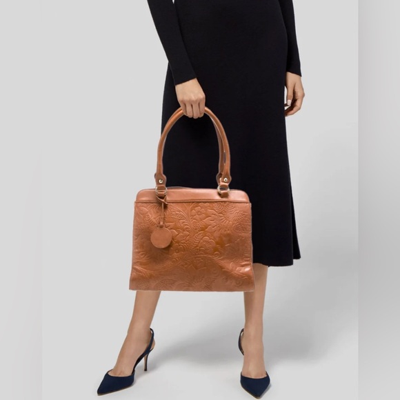 V 1969 Italia Versace Leather Purse Brown - Picture 1 of 17